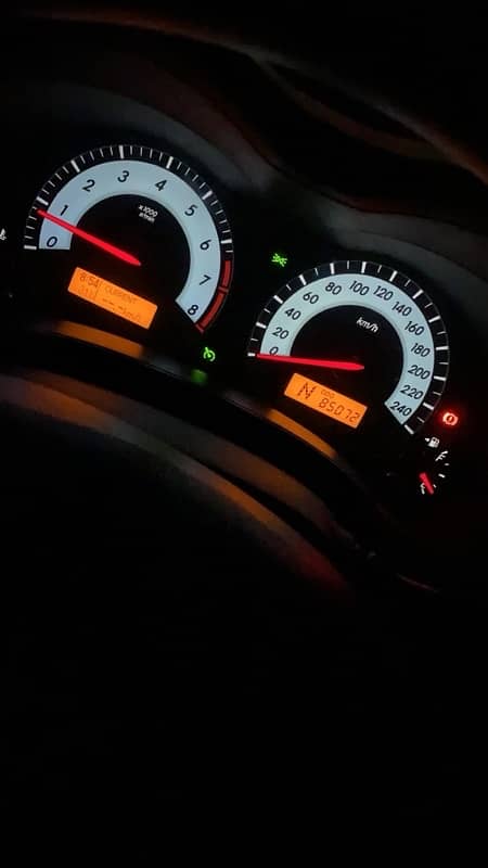 Altis Blue speedometer 1