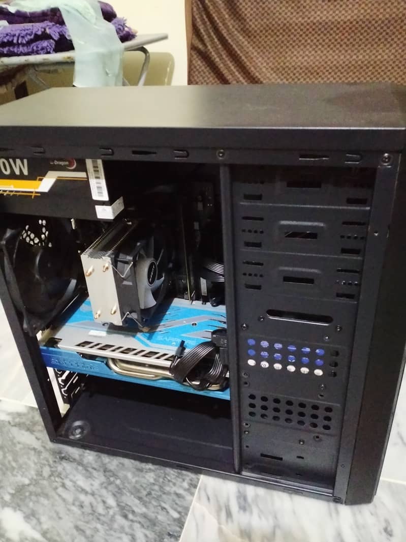 Core i5 12400f + RX 590 gaming pc 0