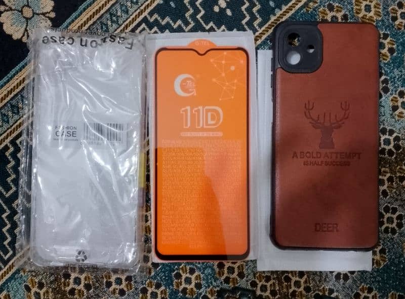 Samsung Galaxy a04 Back Covers and 9D Protector 0