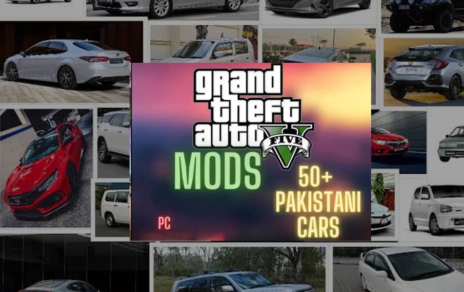 GTA 5 60+PAKISTANI CARS MOD AT UNBEATABLE PRICE (FREE GTA 5 PC GAME) 0