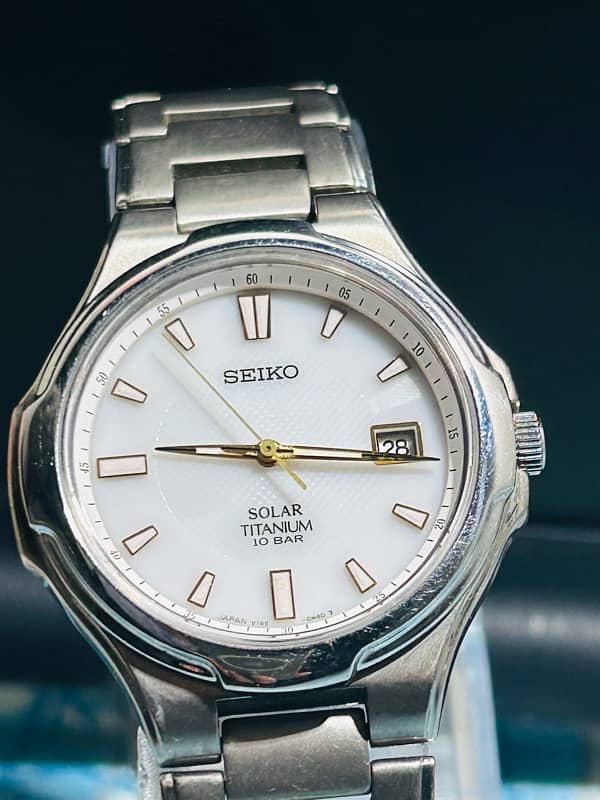 Seiko Titanium solar watch 2