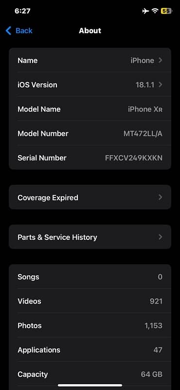 iphone xr 64GB non pta Jv 4