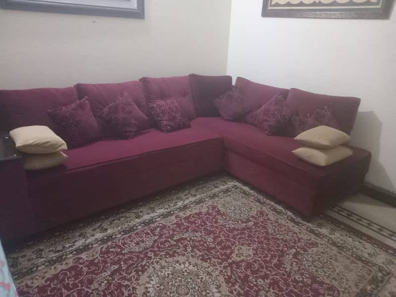 L-shaped 7-Seater sofa for sale 0