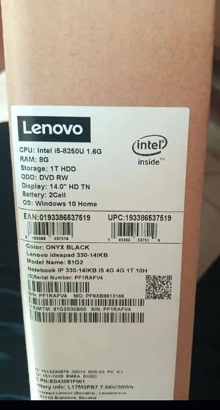 Lenovo ideapad 330 core i5 8th generation 12