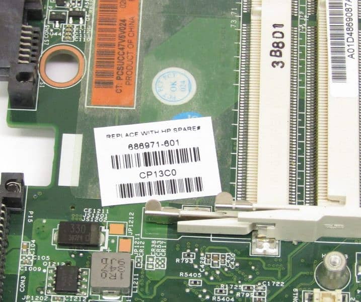 OEM Laptop Motherboard i5-3230M 2.6GHz 686971-601 HP EliteBook 8570p 2