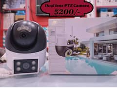 Wifi Camera | V380 Dual Lens PTZ Camera | Security Cameras