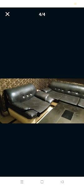 Leather sofas 3 2.1  dark brown leather 3