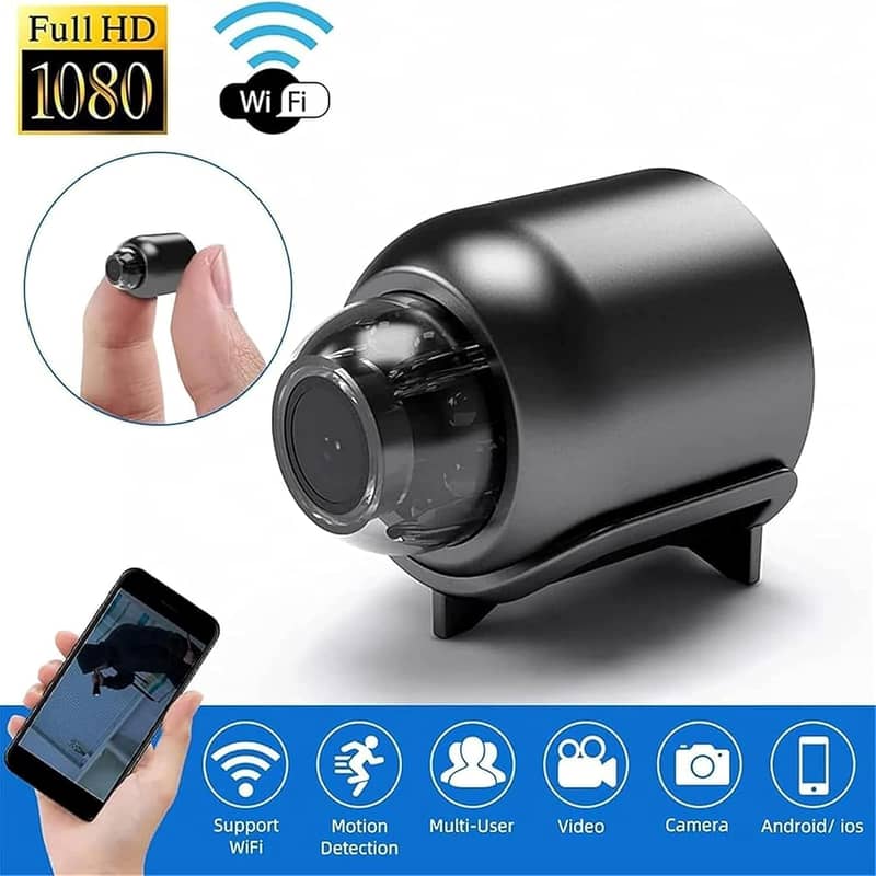 WiFi Pocket Camera 1080p HD Video Audio Recorder IR, Motion Detection 15