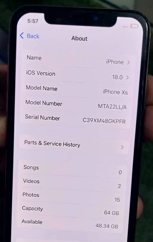 iphone XS 64GB 6