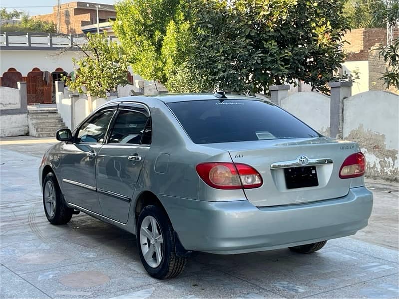 Toyota Corolla GLI 2008 Shimran Green Colur 4