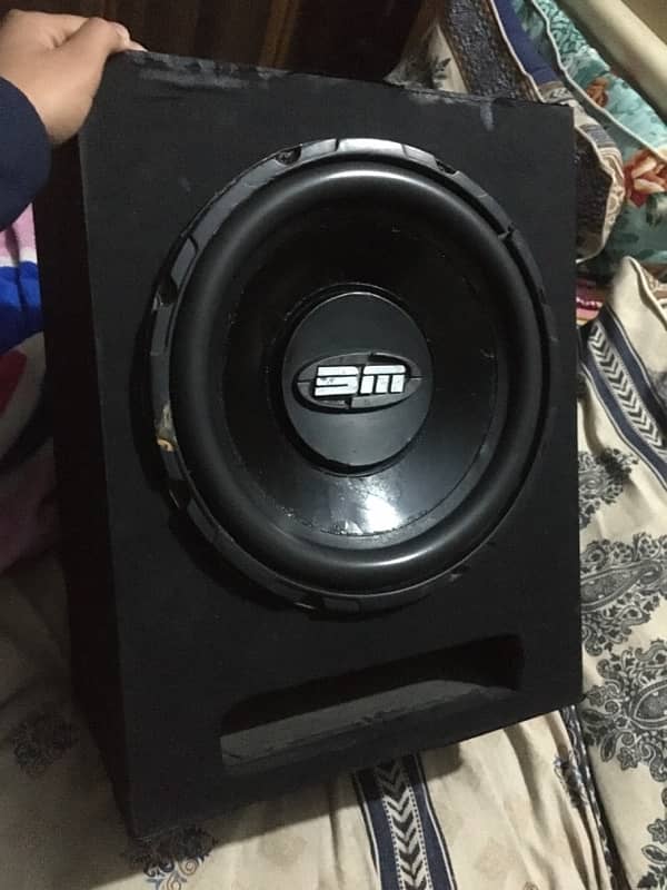 12 inch subwoofer for home and car no fault good condition 0