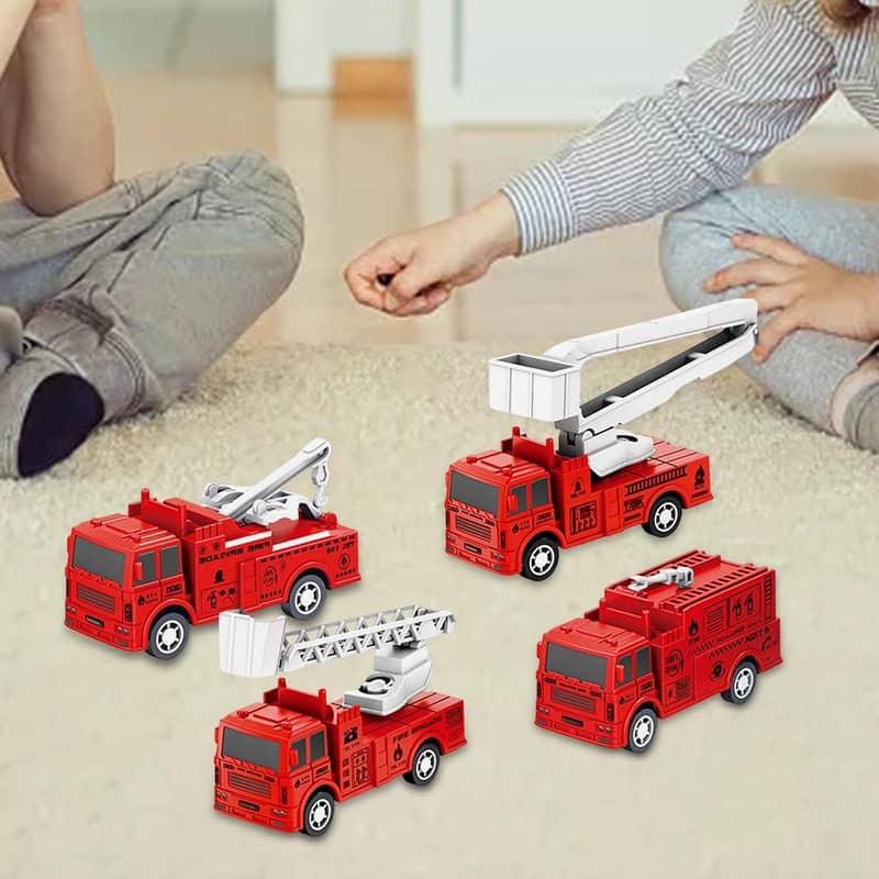 Friction Powered Monster  4WD Trucks for Girls,Boys, 16