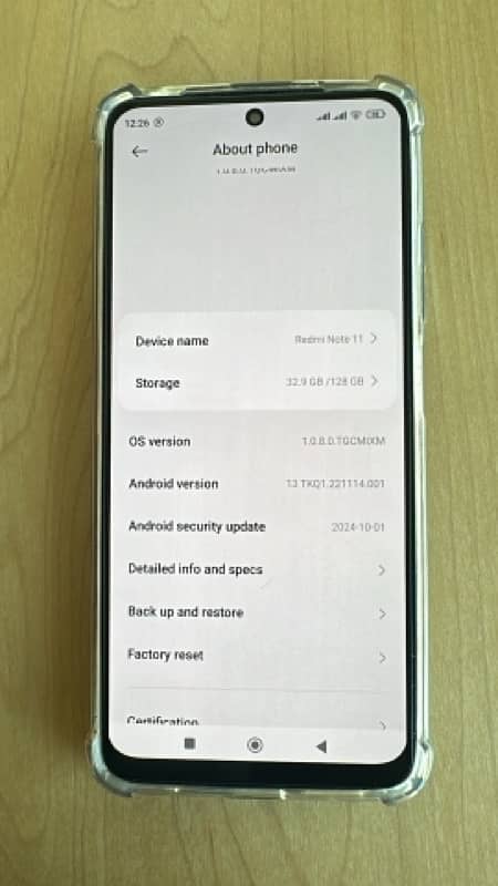 Exchange read add redmi note 11 6/128 11