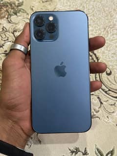 For Sale Iphone 12 pro max 256 GB 87 Battry Health Colour Blue JV