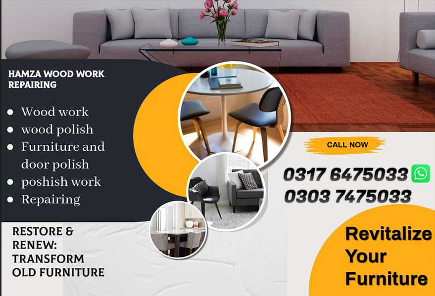 Office Furniture Replair | Home Furniture Repair | Poshish & Polish 0