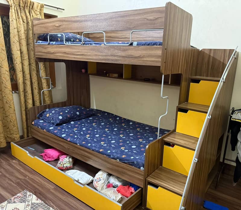 Kids Bed | Baby Bunk Bed | Kids Furniture | Baby Bed With Matresses 1