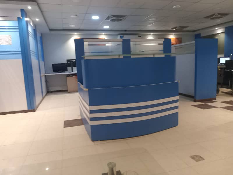 main shahrah e faisal near Nurserrt Bridge 1700 sq ft Furnished office 0