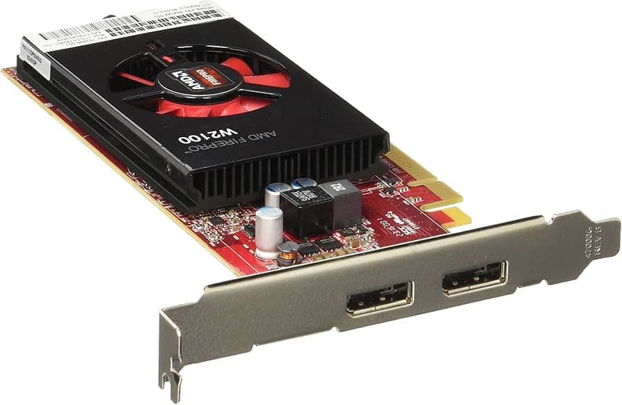 AMD Firepro W2100 2GB graphic Card 1