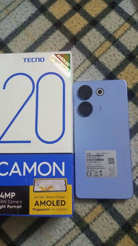 Tecno Camon 20 8+8/256 For Sale 1