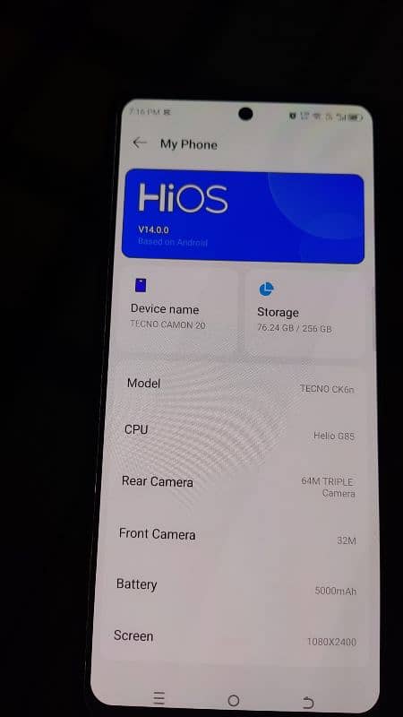 Tecno Camon 20 8+8/256 For Sale 7