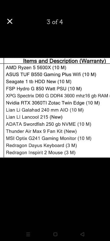 Gaming PC For Sale | Ryzen 5600x + 16 GB RAM + Nvidia 3060ti (8 gb ) 2