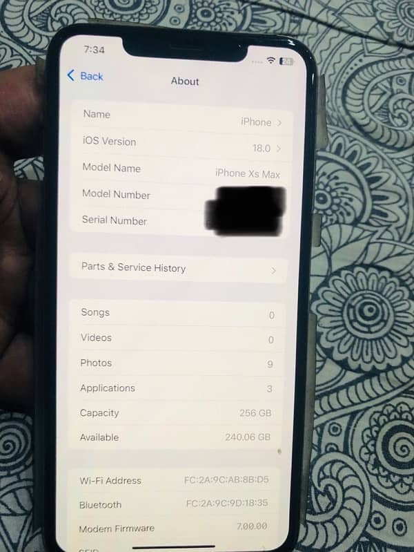 IP XS MAX 256 Gb JV 0