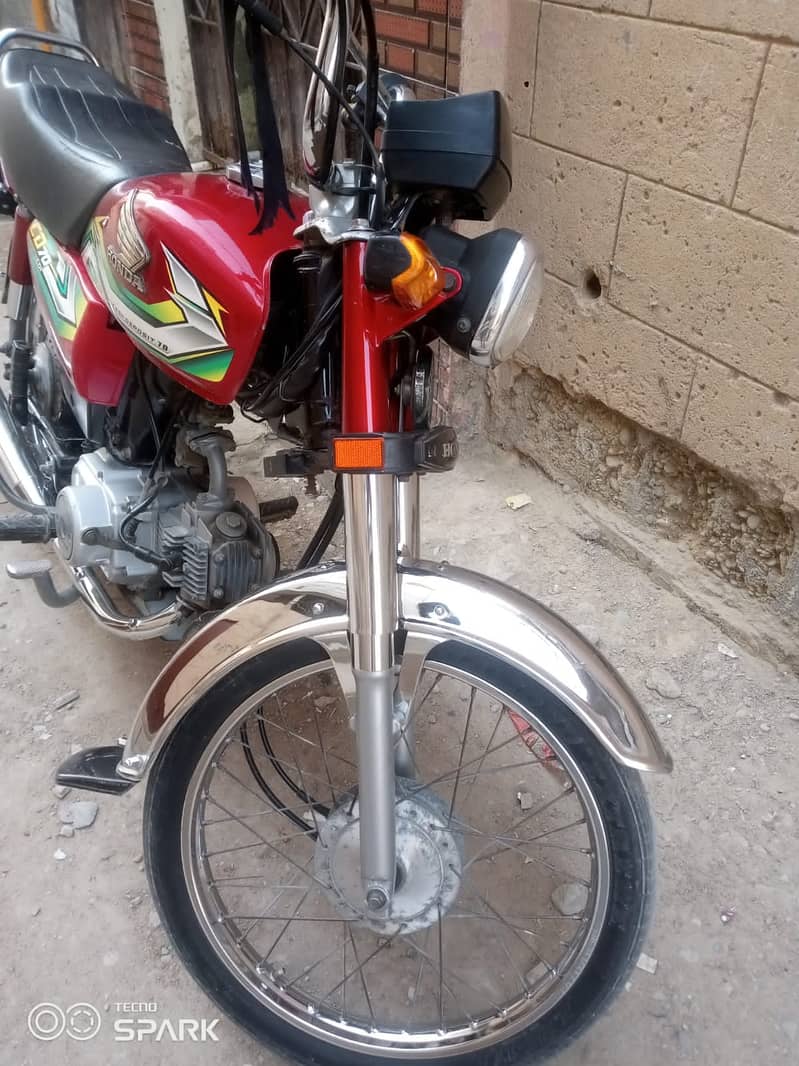 honda CD 70cc for sale urgently contact me whatsapp 03255831645 2