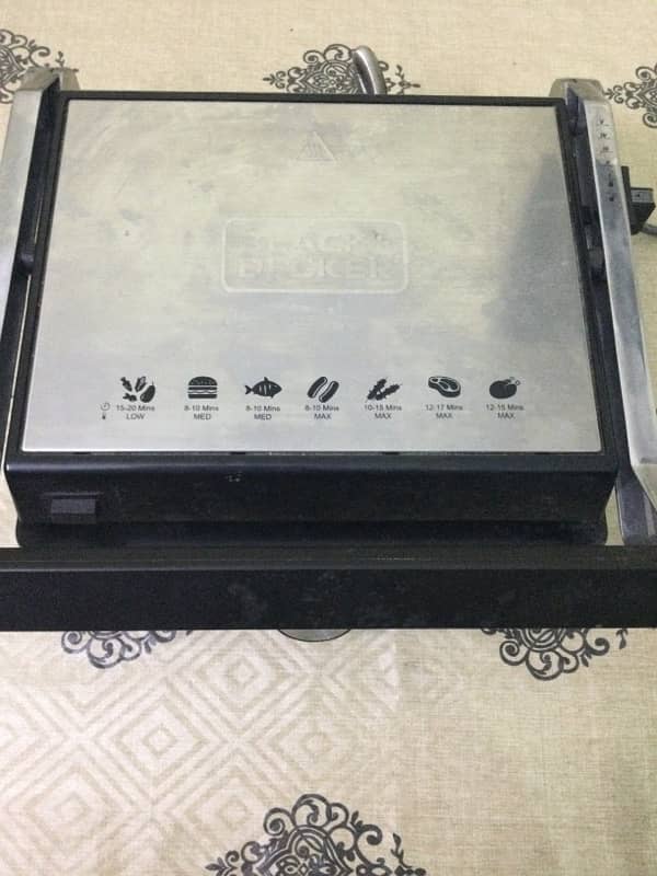 black decker sandwich maker and griller system used like new 1