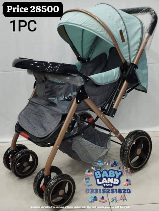 Kids Pram | Baby Pram | Kids Stroller | Baby Stroller| Baby Land Toys 0