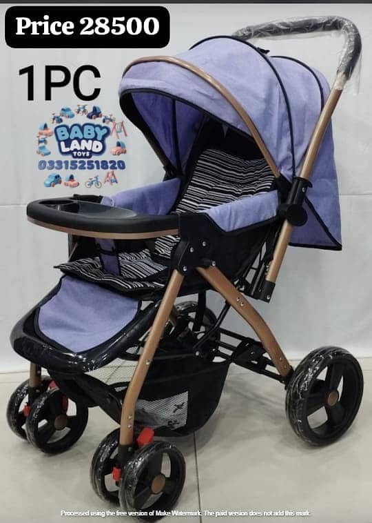 Kids Pram | Baby Pram | Kids Stroller | Baby Stroller| Baby Land Toys 5