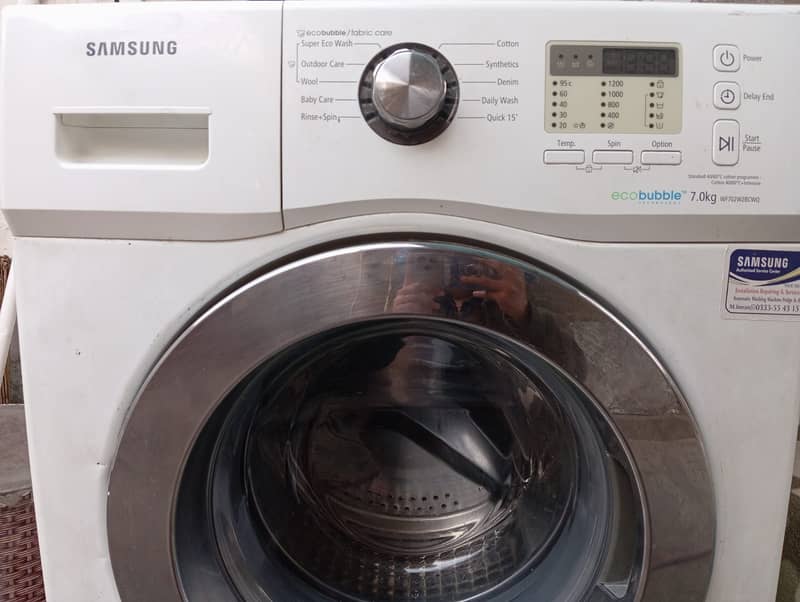 Washing Machine Front Load  - Model 7.0Kg -Eco bubble 0