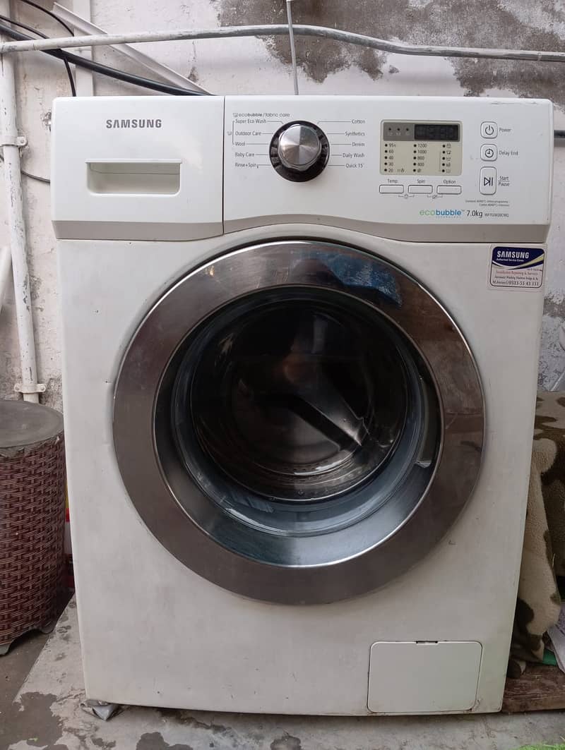 Washing Machine Front Load  - Model 7.0Kg -Eco bubble 2