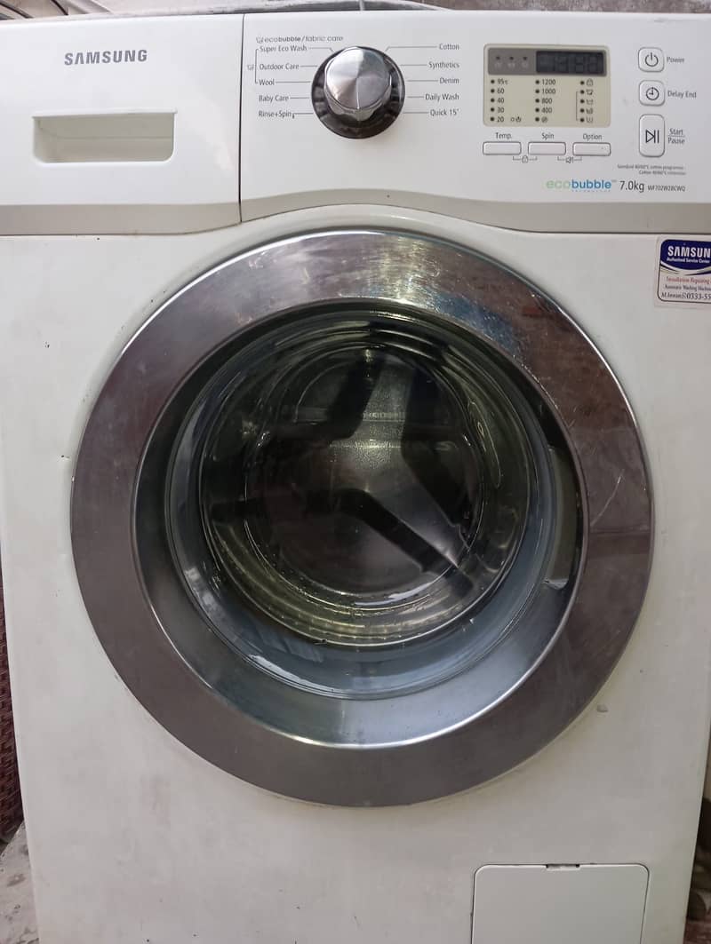 Washing Machine Front Load  - Model 7.0Kg -Eco bubble 3