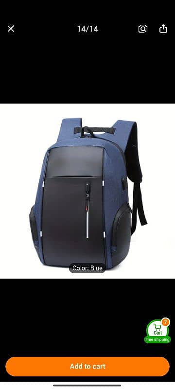 Imported Oxford travel backpack 0