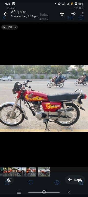 Honda 125 isb num 2