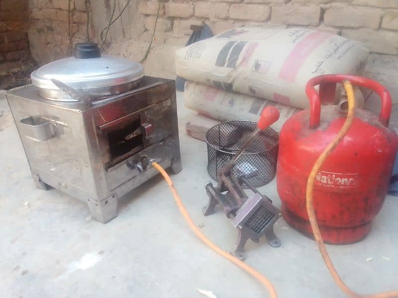 french fries fryer setup 0