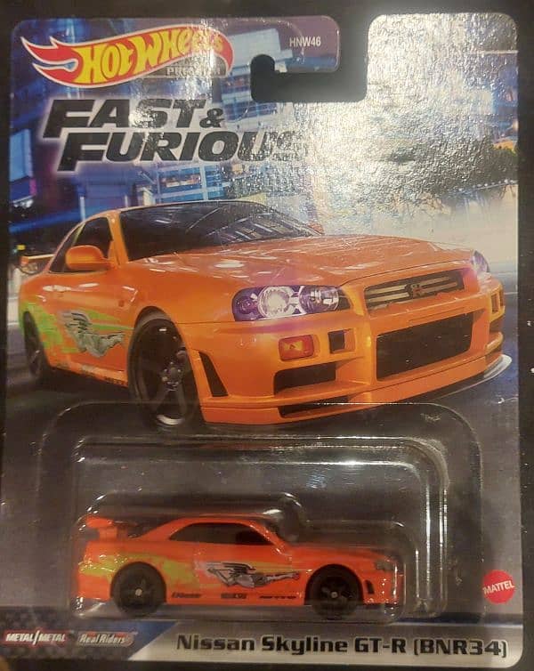 Hotwheels - Fast & Furious series movie models - Scale (1:64) 0