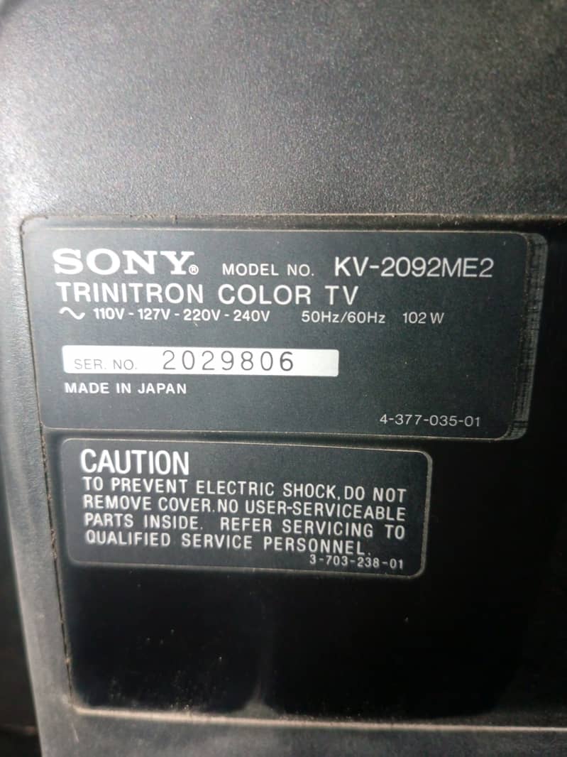 SONY ANTENNA TV WITH TROLLEY 3