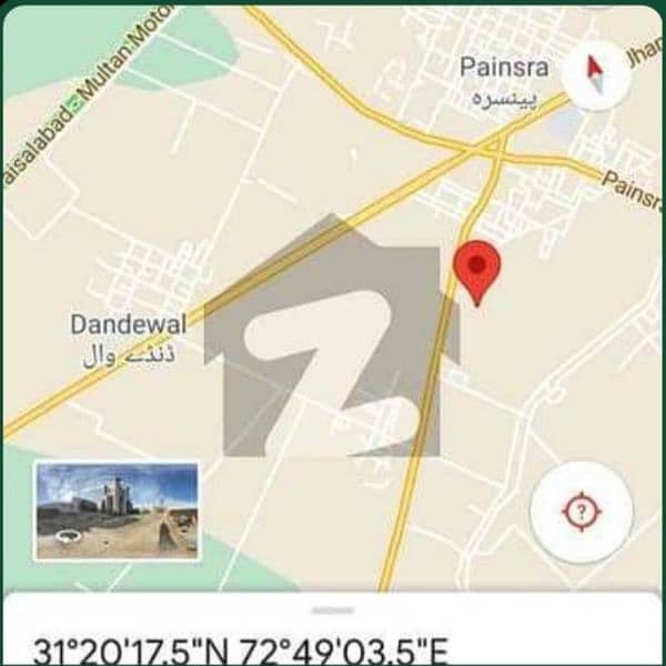 Commercial land house at Painsra Faisalabad Bahawalnagar 1