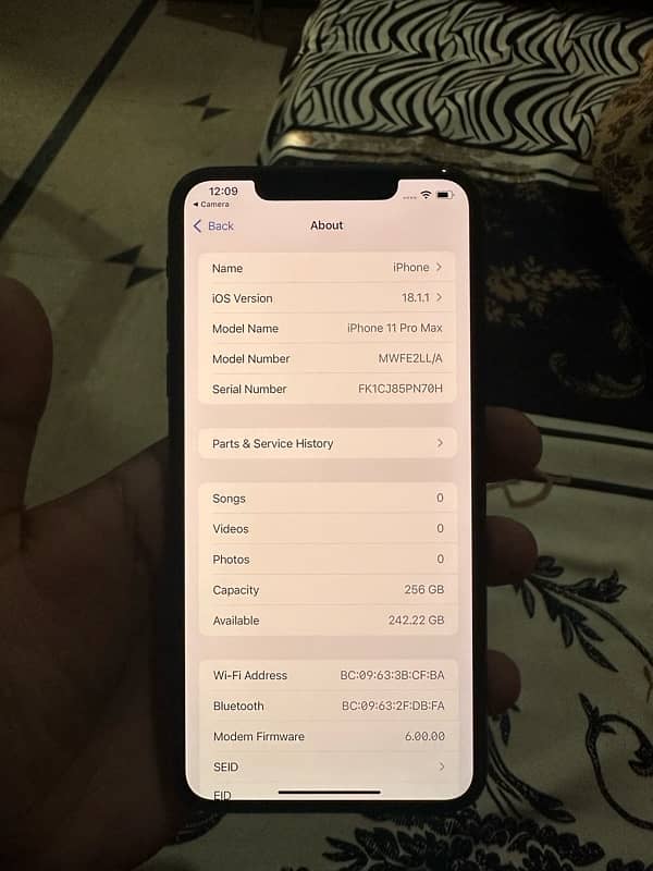 iphone 11 pro max 256gb jv waterpack phone 10/10 8