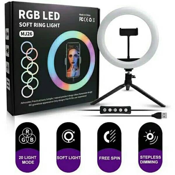 Mj33 RGB LED ring light 0