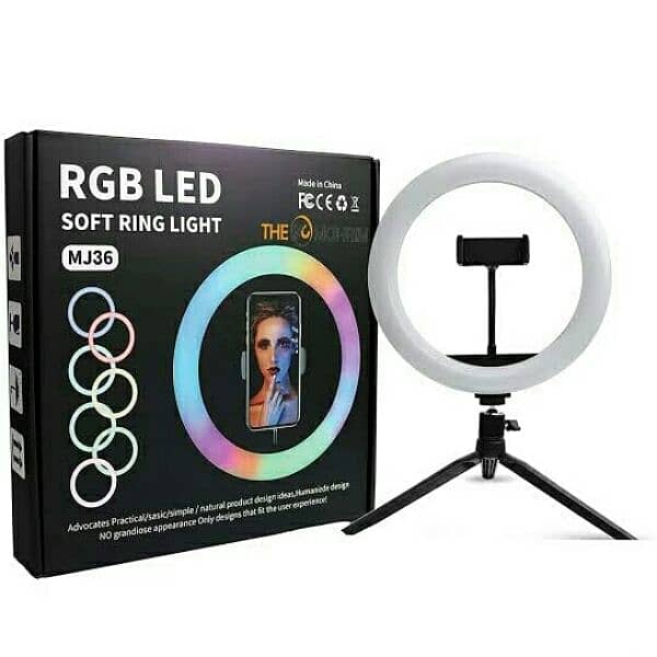 Mj33 RGB LED ring light 2