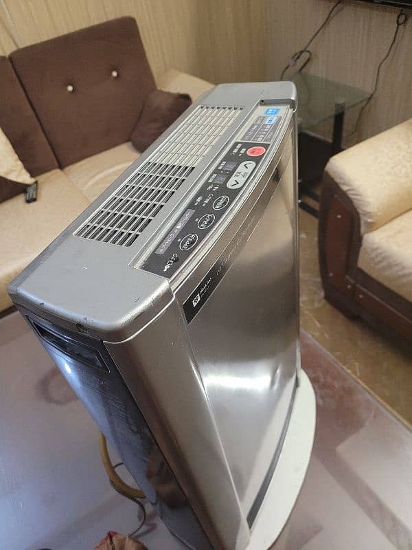 Osaka gas and electric fan heater 1