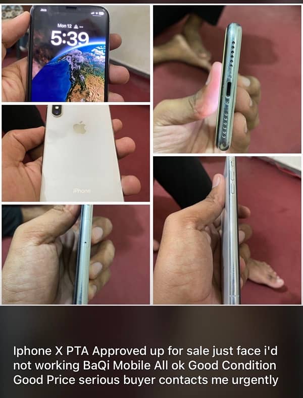 iPhone X for sale PTA Proved 7