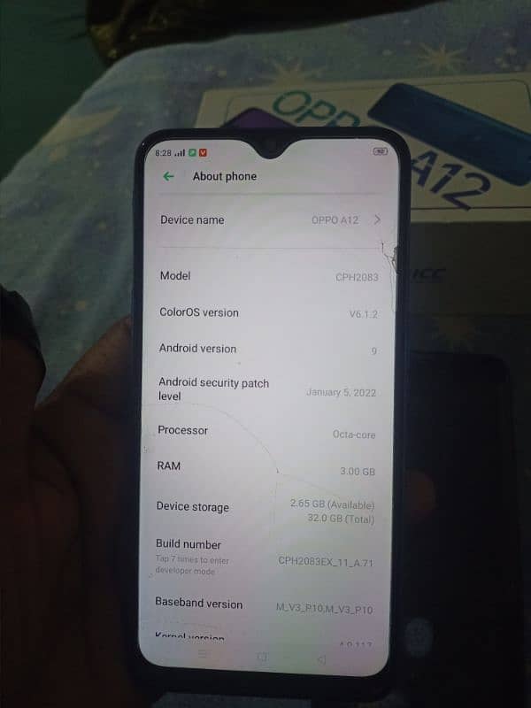 Oppo A12 10/9.5 Condition's 9