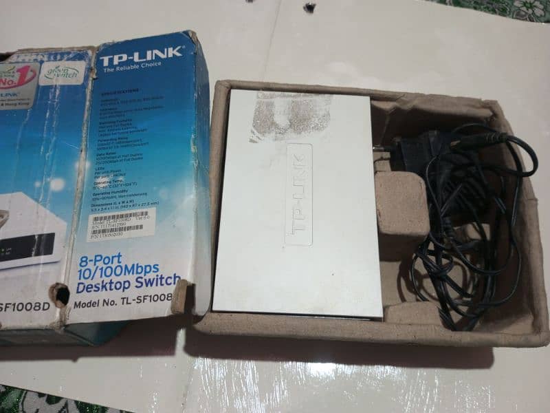 TP Link Network Desktop 8 Ports Switch Hub Modem 1