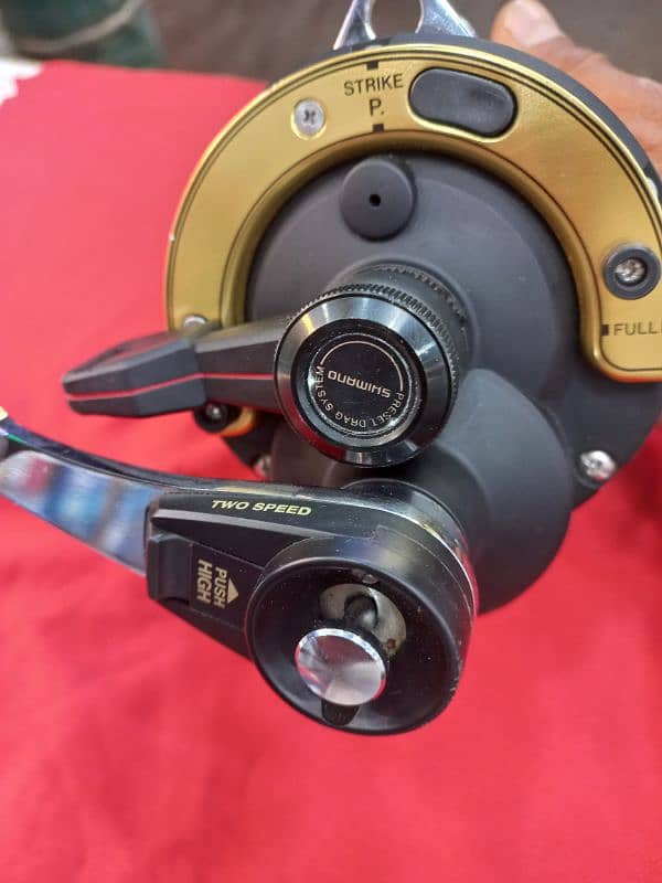 fishing trolling reel shimano tld 30 2 speed 2