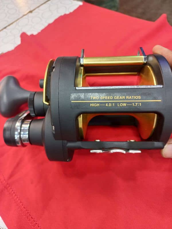 fishing trolling reel shimano tld 30 2 speed 3