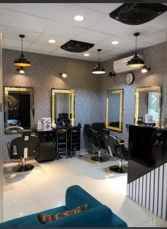 Beauty Salon for sale running salon with complete setup 0