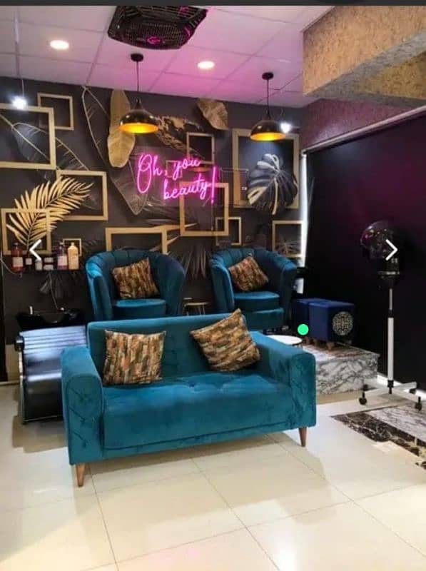 Beauty Salon for sale running salon with complete setup 1